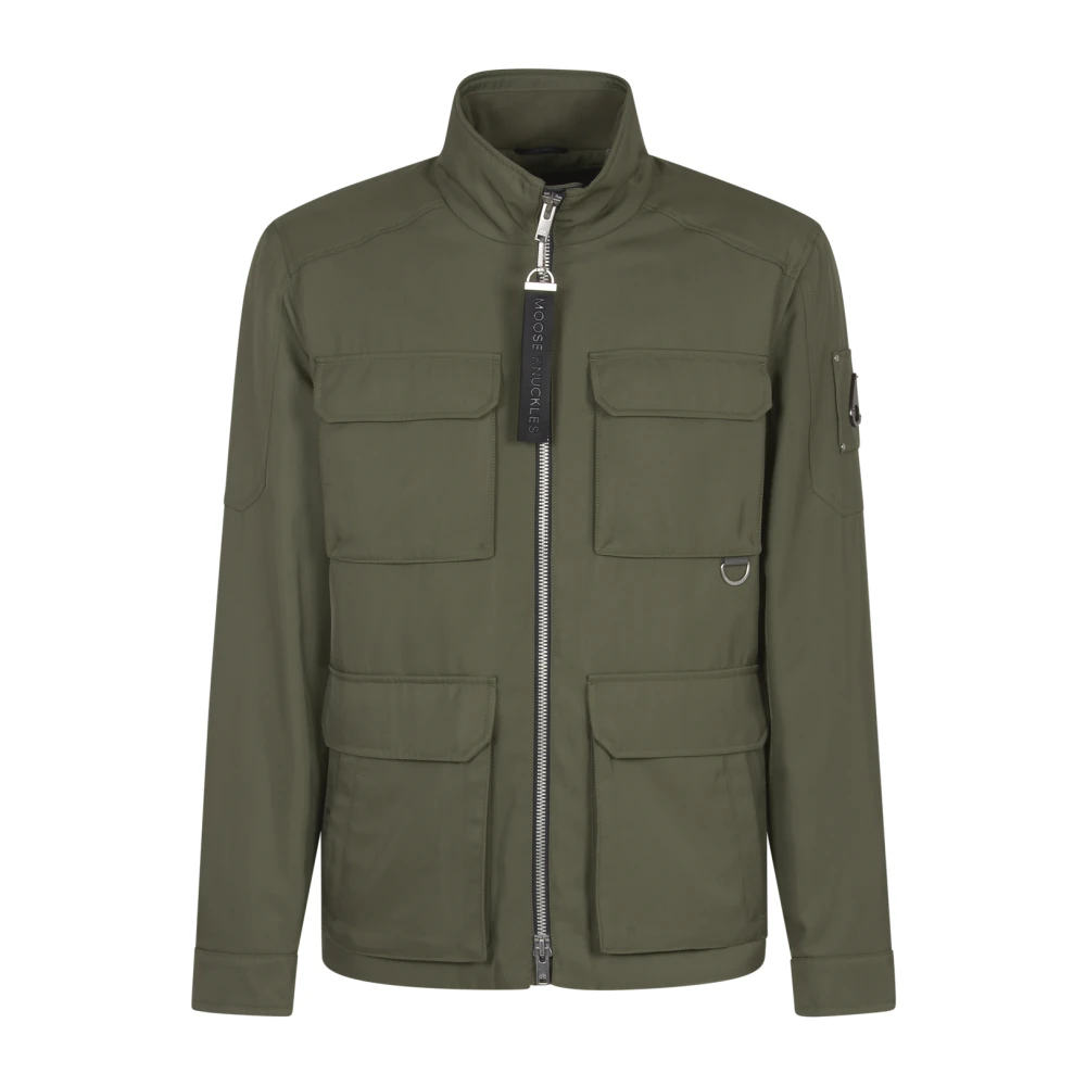 Moose Knuckles Fieldjassen voor Mannen Green Heren