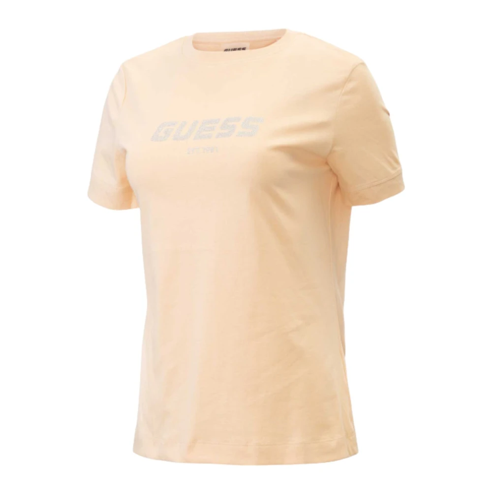 Guess Korte Mouw T-shirt Pink Dames