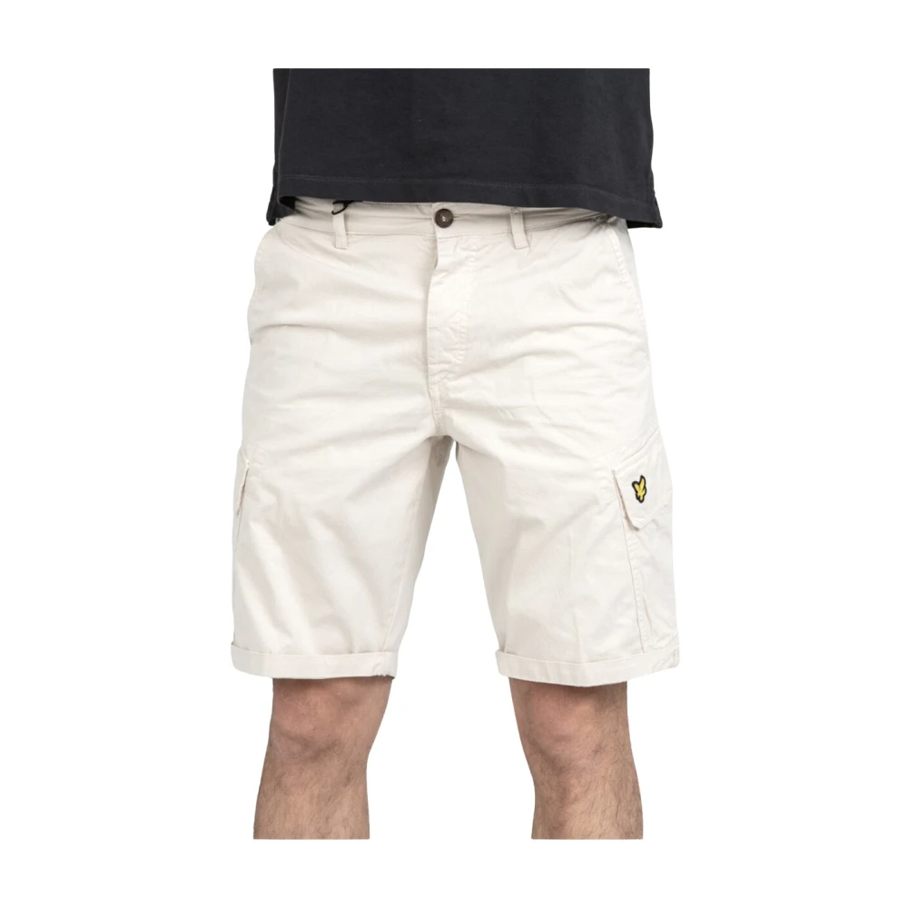 Lyle & Scott Casual Heren Shorts Beige Heren