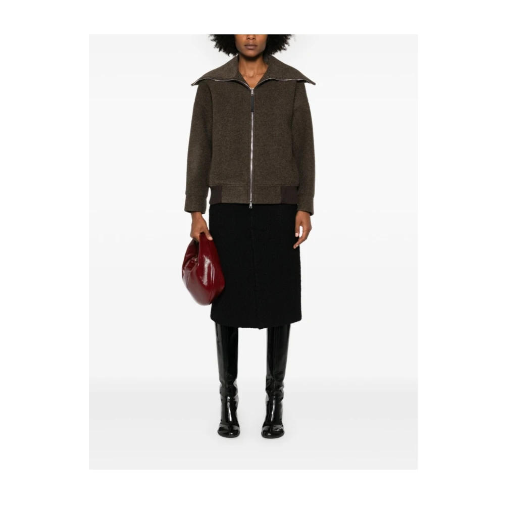 Tela Stijlvolle Spencer Jassen Brown Dames