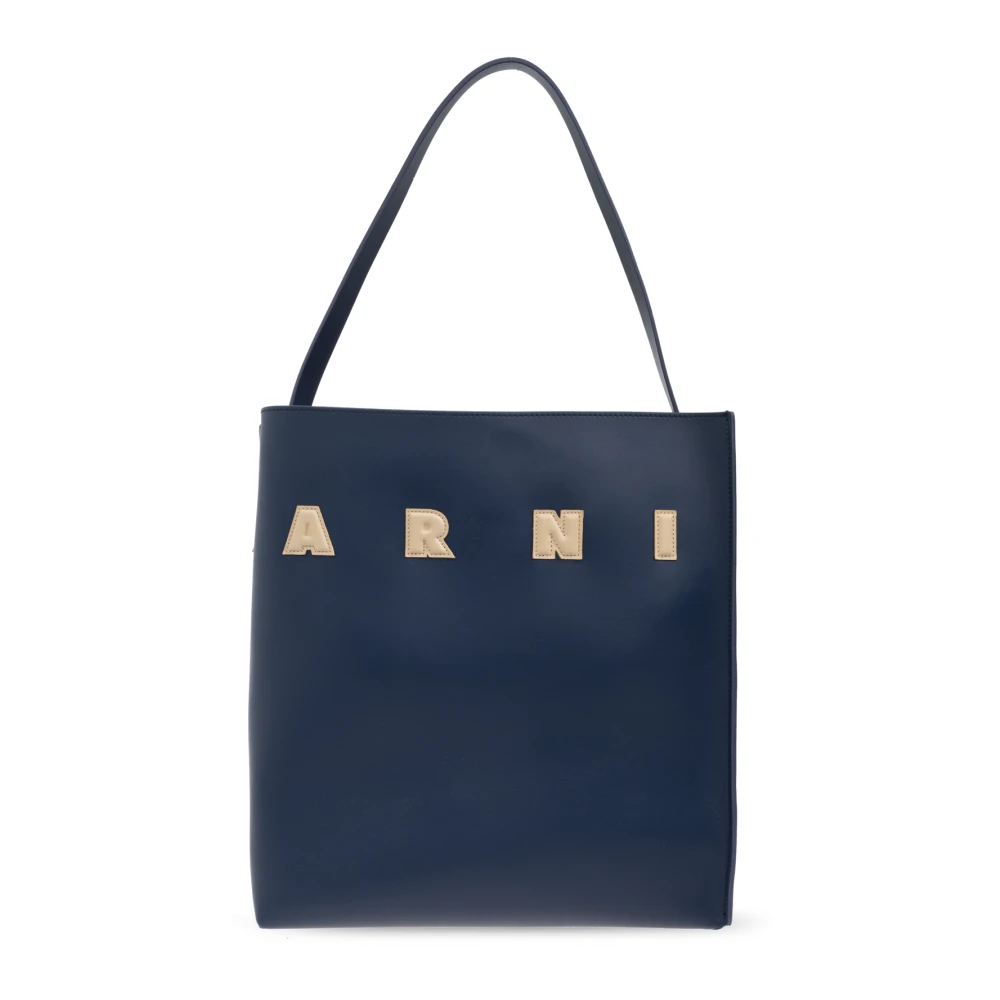 Marni Shopper tas Blue Dames