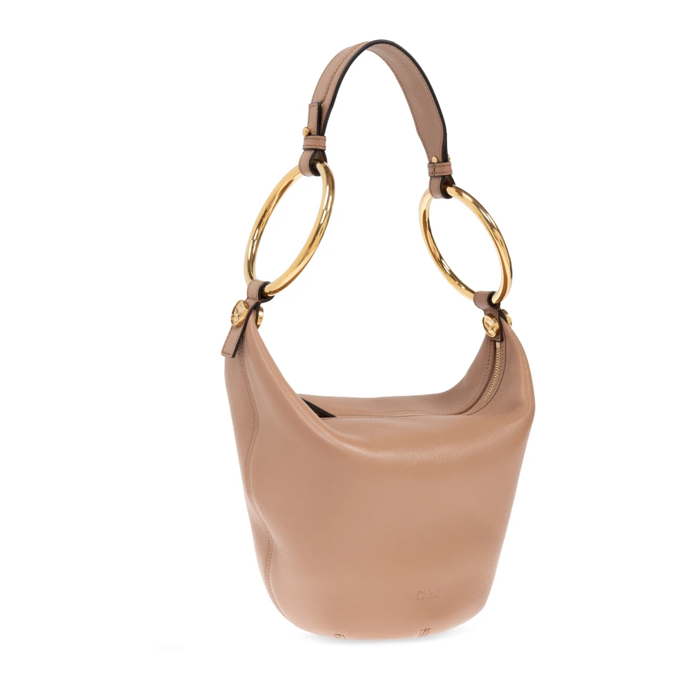 Chloé Schoudertas Armband Klein Beige Dames