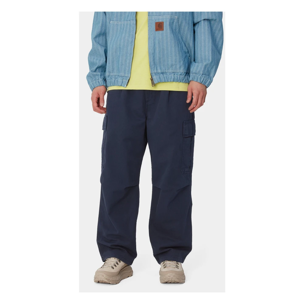 Carhartt WIP Cargo broek met relaxed fit Air Force Blue Heren