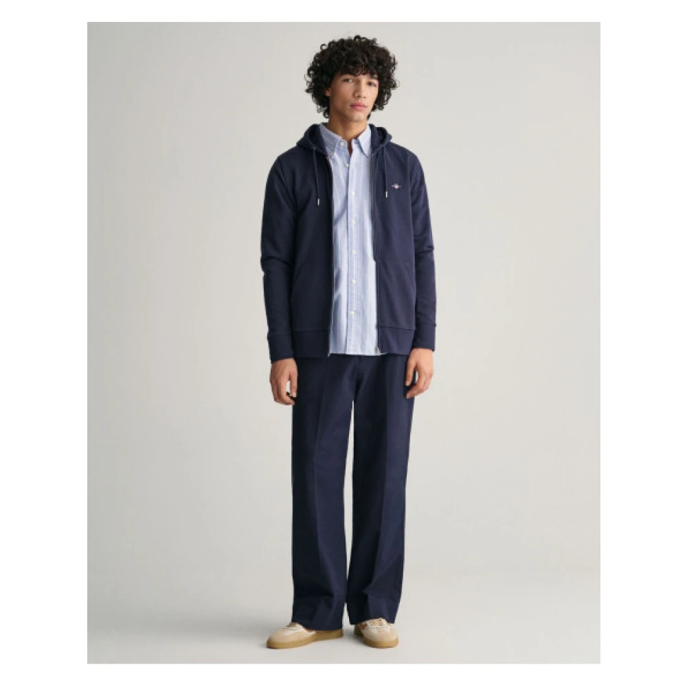 Gant Zip-throughs Blue Heren