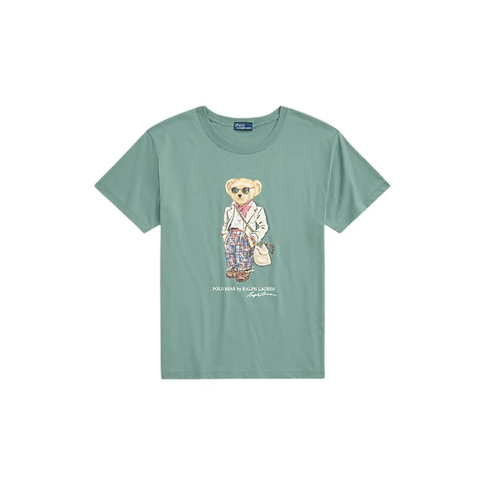 Ralph Lauren Polo Bear T-shirt met korte mouwen Green Dames