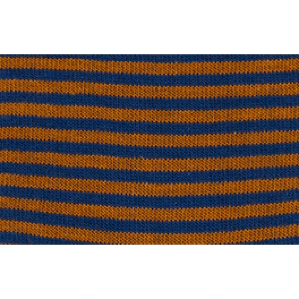 Gallo Blauwe Korte Katoenen Sokken met Windsor Strepen Multicolor Dames