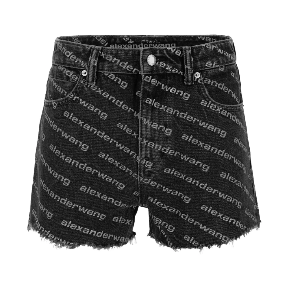 Alexander wang Katoenen short met Bite-stijl Gray Dames