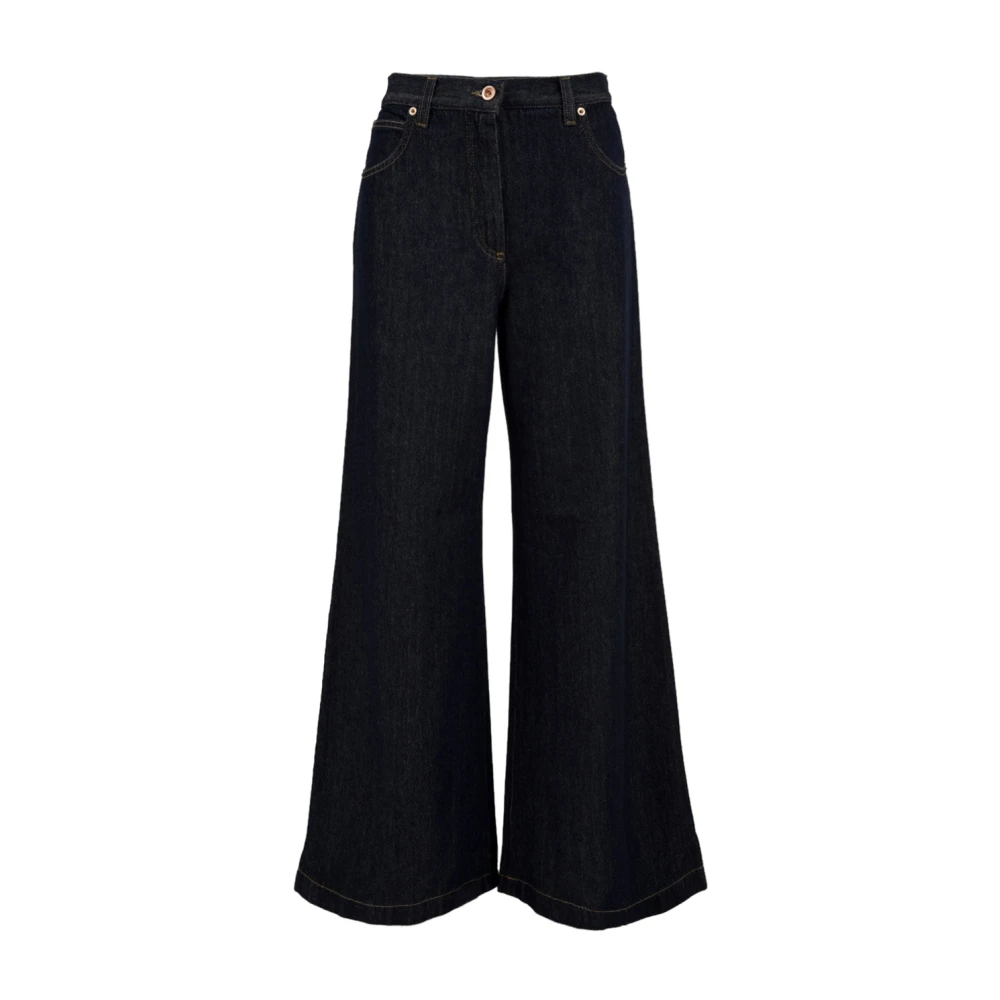 Aspesi Wijde Jeans Blue Dames