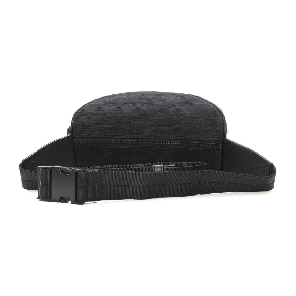 Emporio Armani Verstelbare Heuptas met Ritssluiting Black Heren
