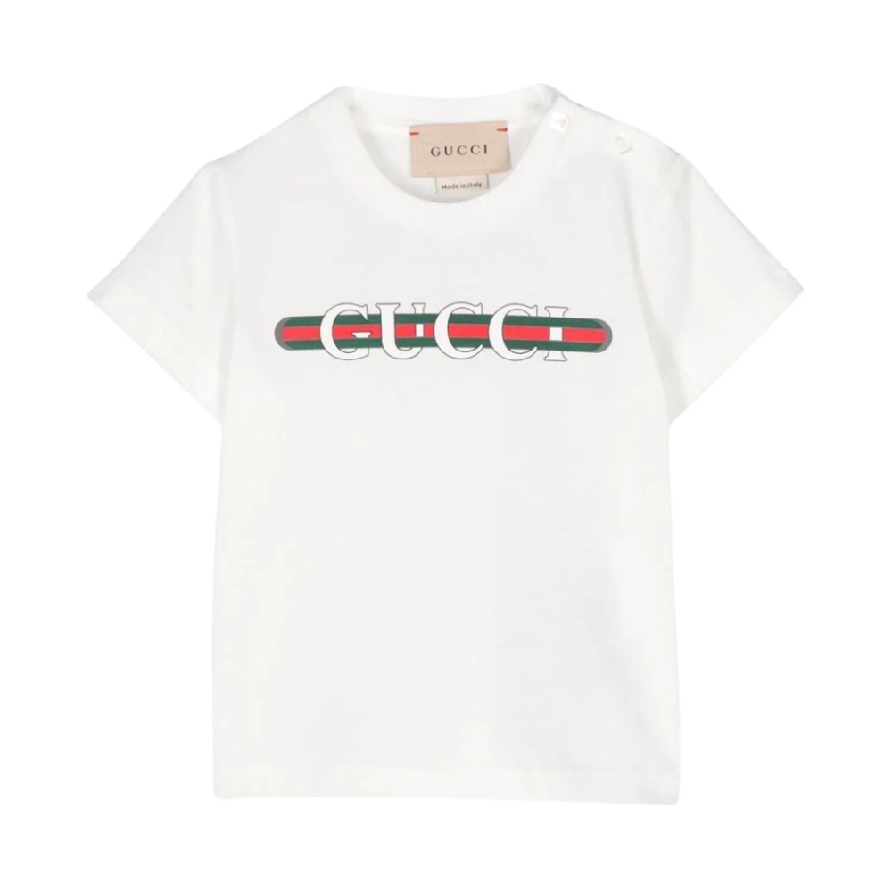 Gucci Vit Kortärmad T-shirt White, Pojke