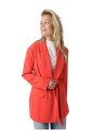 koraalkleurige-blazer-met-strikceintuur