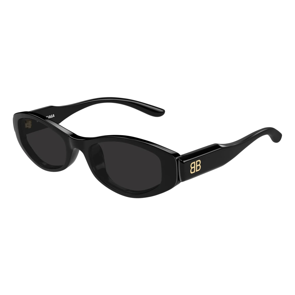 Balenciaga Nova Oval Sunglasses - Female - Sunglasses - Black - 53 Mm - Accessories