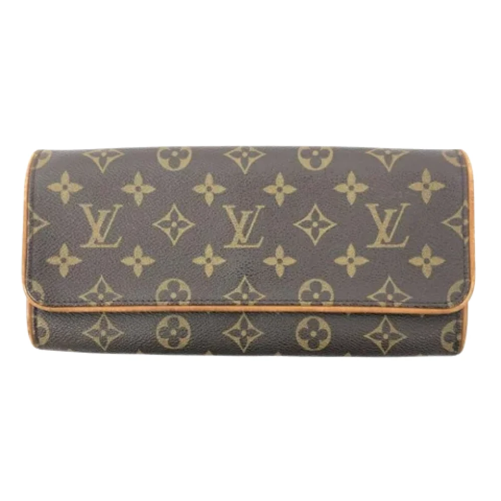 Louis Vuitton Vintage Pre-owned Canvas clutches Brown Dames