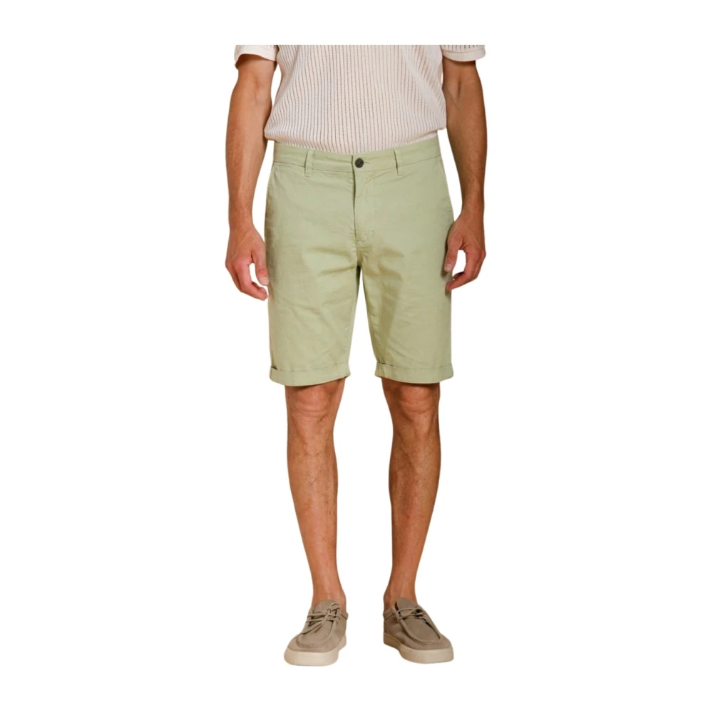 Mason's Herr Grön Shorts Xl, Bomull, London Bermuda Chino