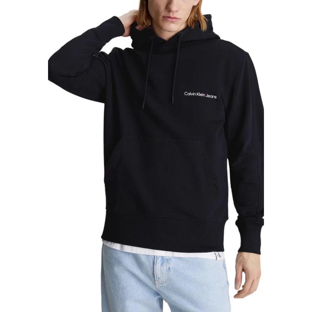 Calvin Klein Jeans Hoodie Black Heren