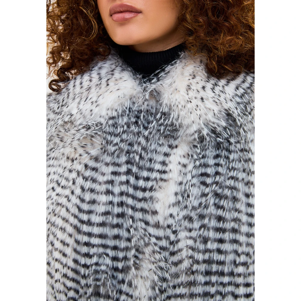 Cesare Gaspari Faux Fur & Shearling Jackets Gray Dames
