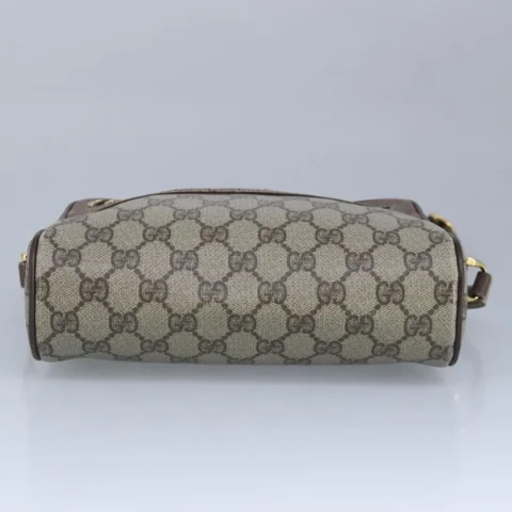 Gucci Vintage Pre-owned Canvas shoulder-bags Beige Dames