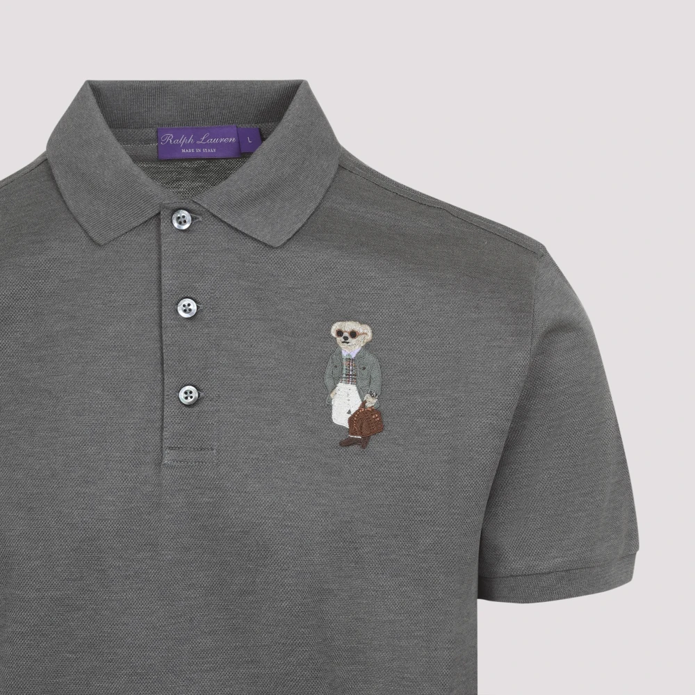 Ralph Lauren Purple Label T-Shirt Gray Heren