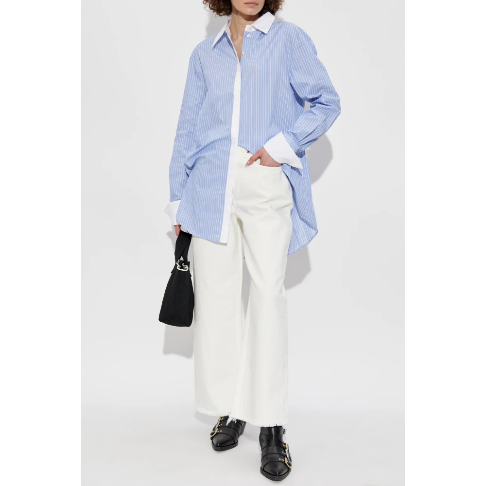 AllSaints Dress Albert Blue Dames