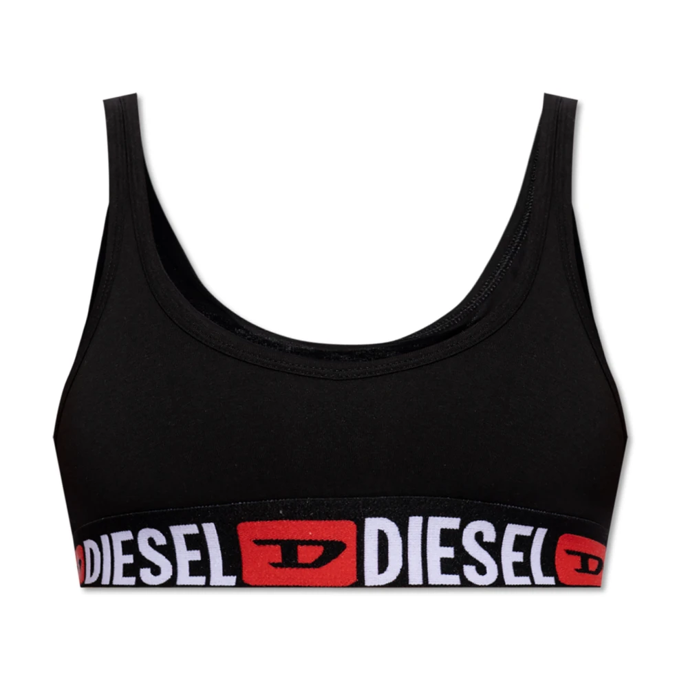 Diesel Sujetador Deportivo Sport Mujer Negro M