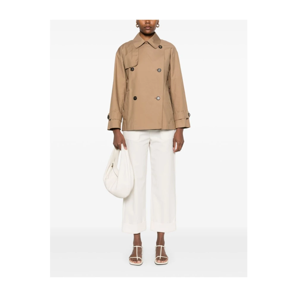 Max Mara Bruine Parka Dameskleding Brown Dames