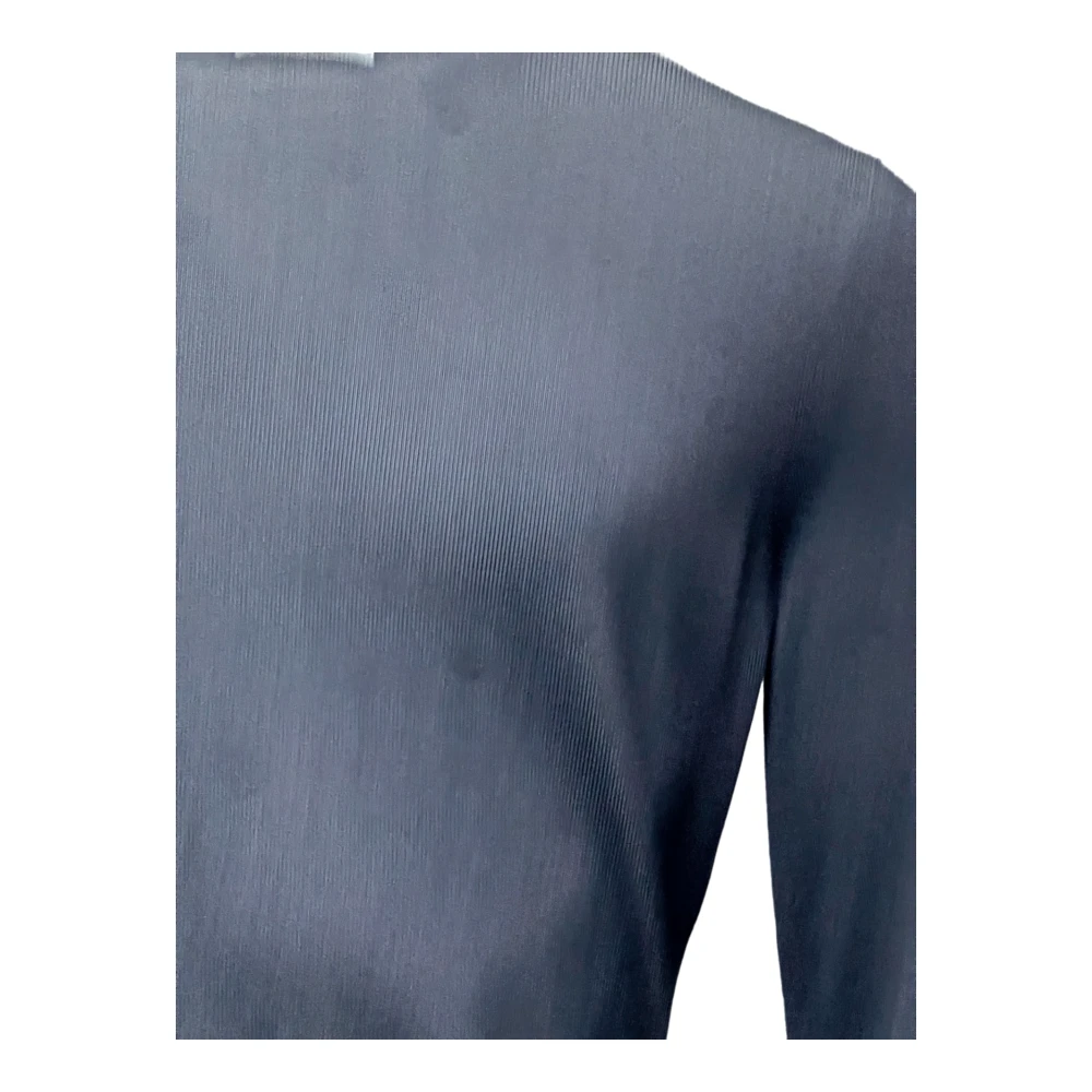 Gran Sasso Navy Merino Athleisure Sweater Blue Heren