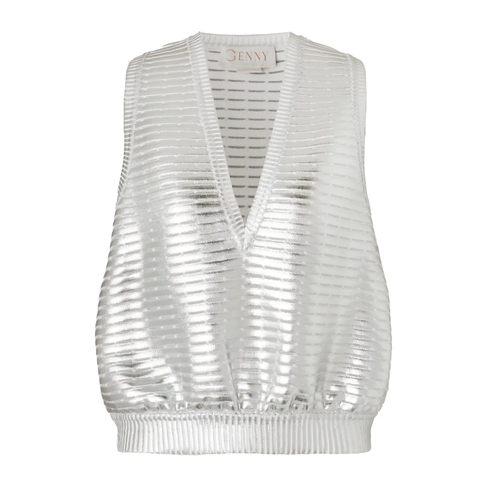 Tops > Sleeveless Tops - - Genny - Modalova