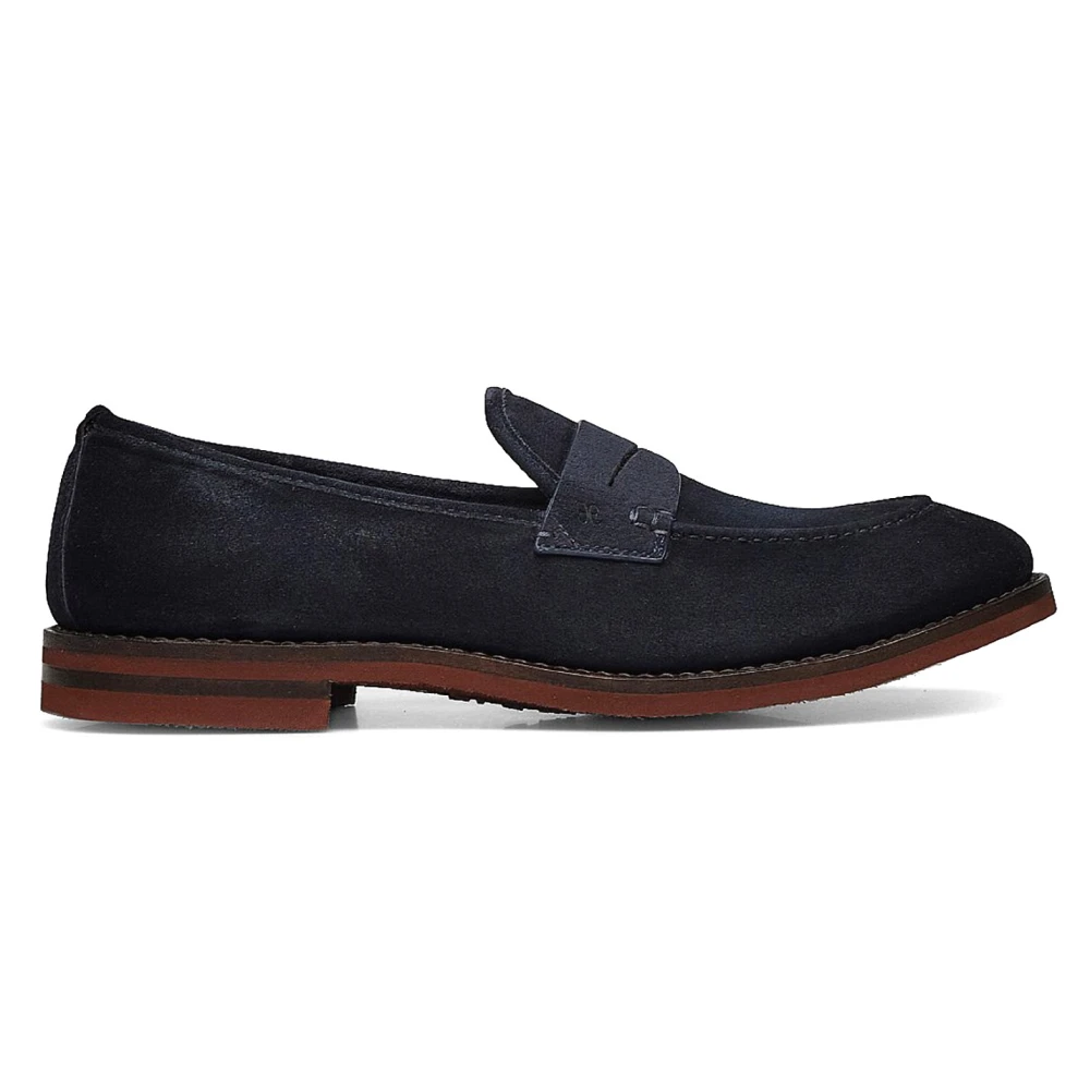 Fabi Men's Blue Alex Moccasin - Loafers - 8 Uk - Shoes