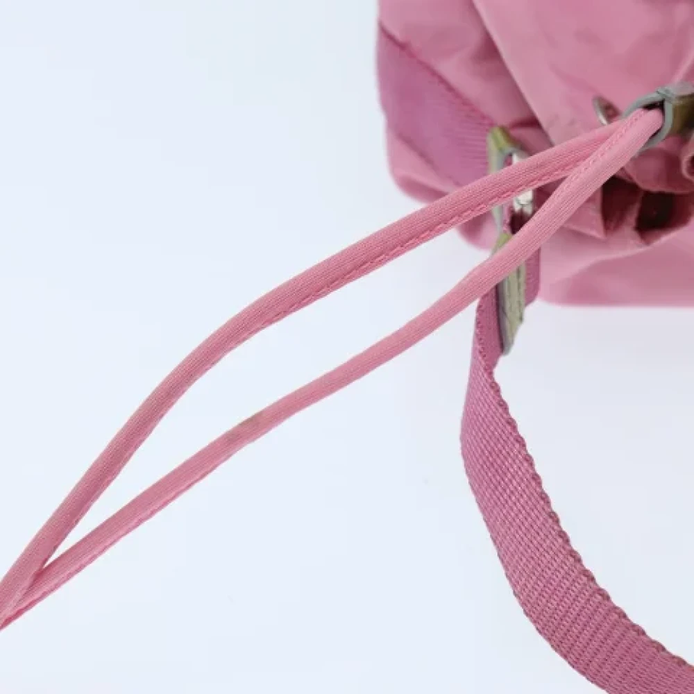 Prada Vintage Pre-owned Nylon prada-bags Pink Dames