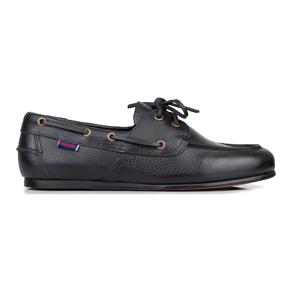 Sebago Men's Black Owen Tumbled - Boat Shoes - 8 Uk - Shoes