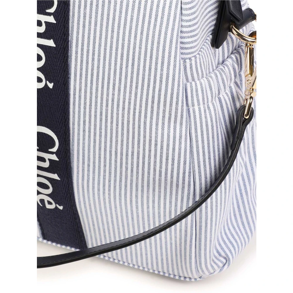 Chloé Blauwe Gestreepte luiertas Blue Dames