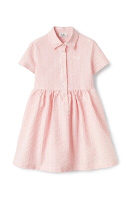 chic-short-sleeve-cotton-dress