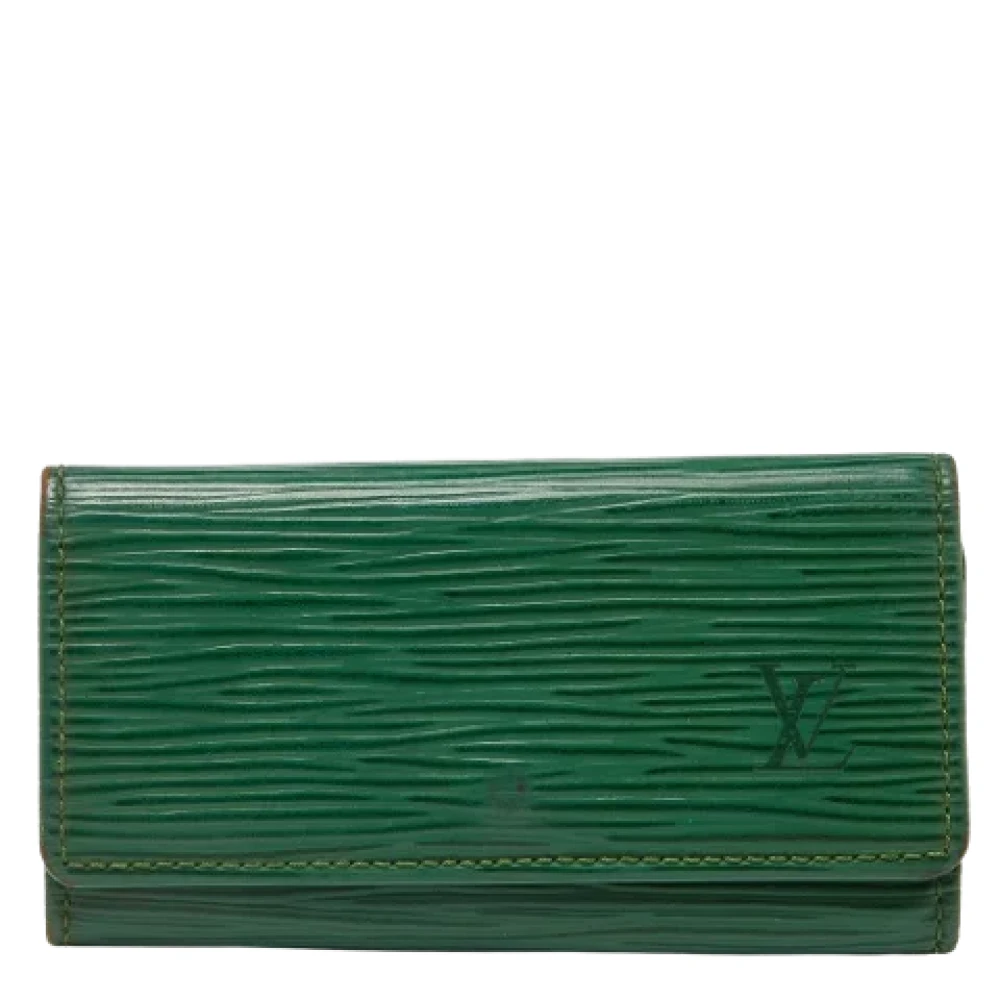 Louis Vuitton Vintage Pre-owned Canvas key-holders Green Dames