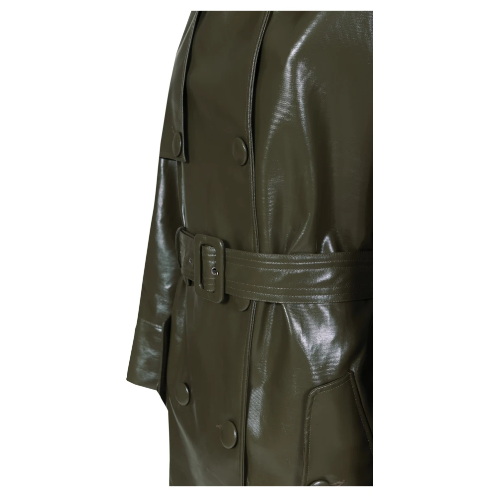 MVP wardrobe Montenapoleone Trench Coat Green Dames