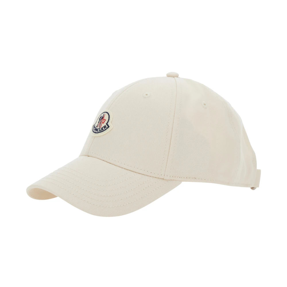 Moncler Stijlvolle Nude & Neutrals Hoed White Dames