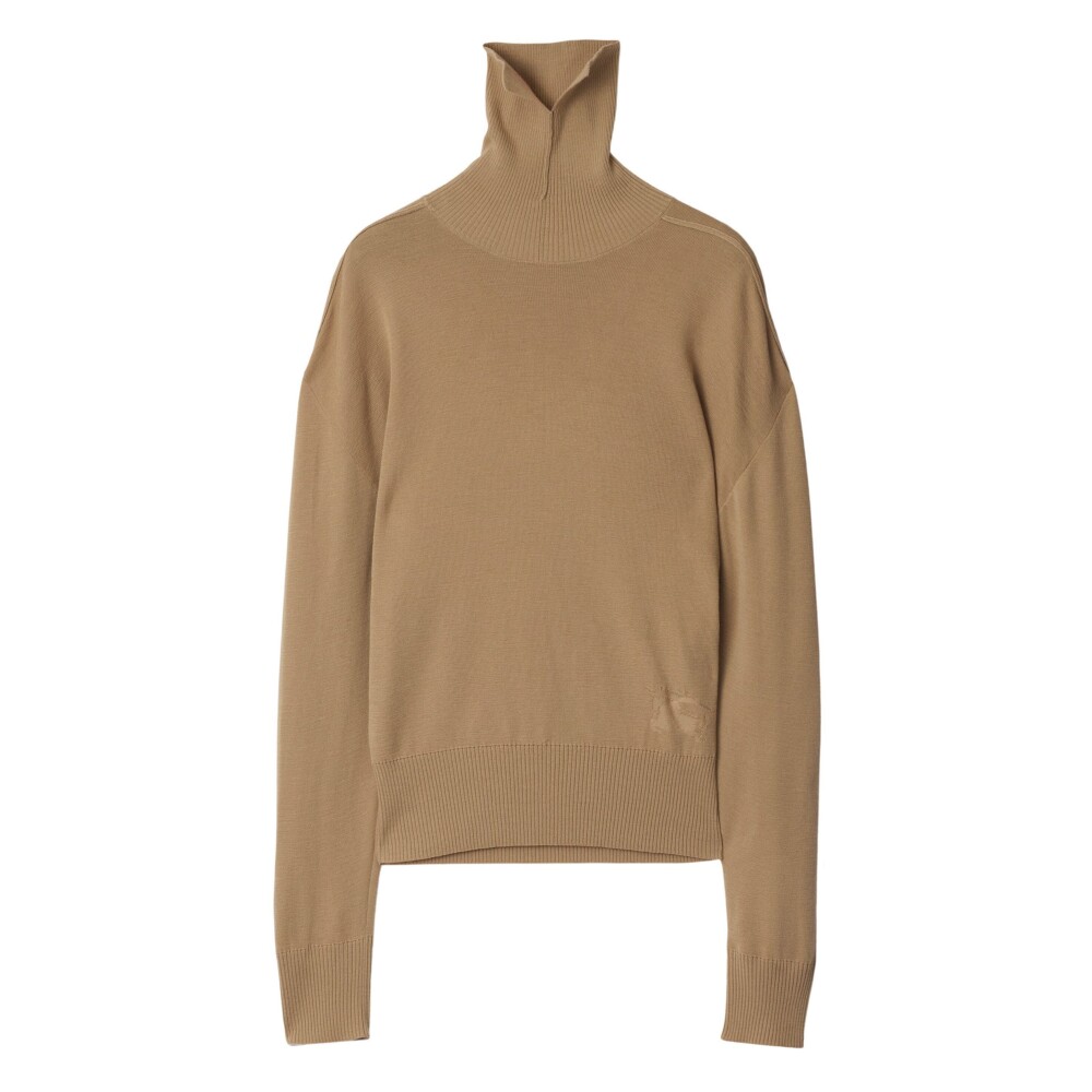 VIP【送料無料・関税込み】Burberry High-neck Ribbed Jumper Burberry zipped sweatshirt - Women – myCompañero