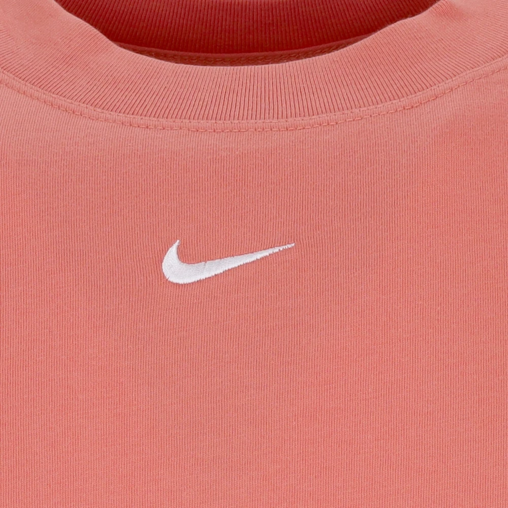 Nike Essentials Tee Sportswear T-shirt Geborduurd Pink Dames