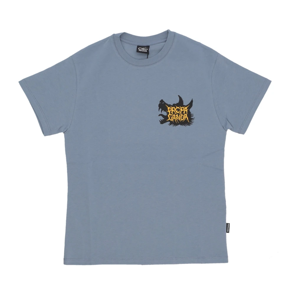 Propaganda Werewolf Storm Tee Korte Mouw Katoen Blue Heren