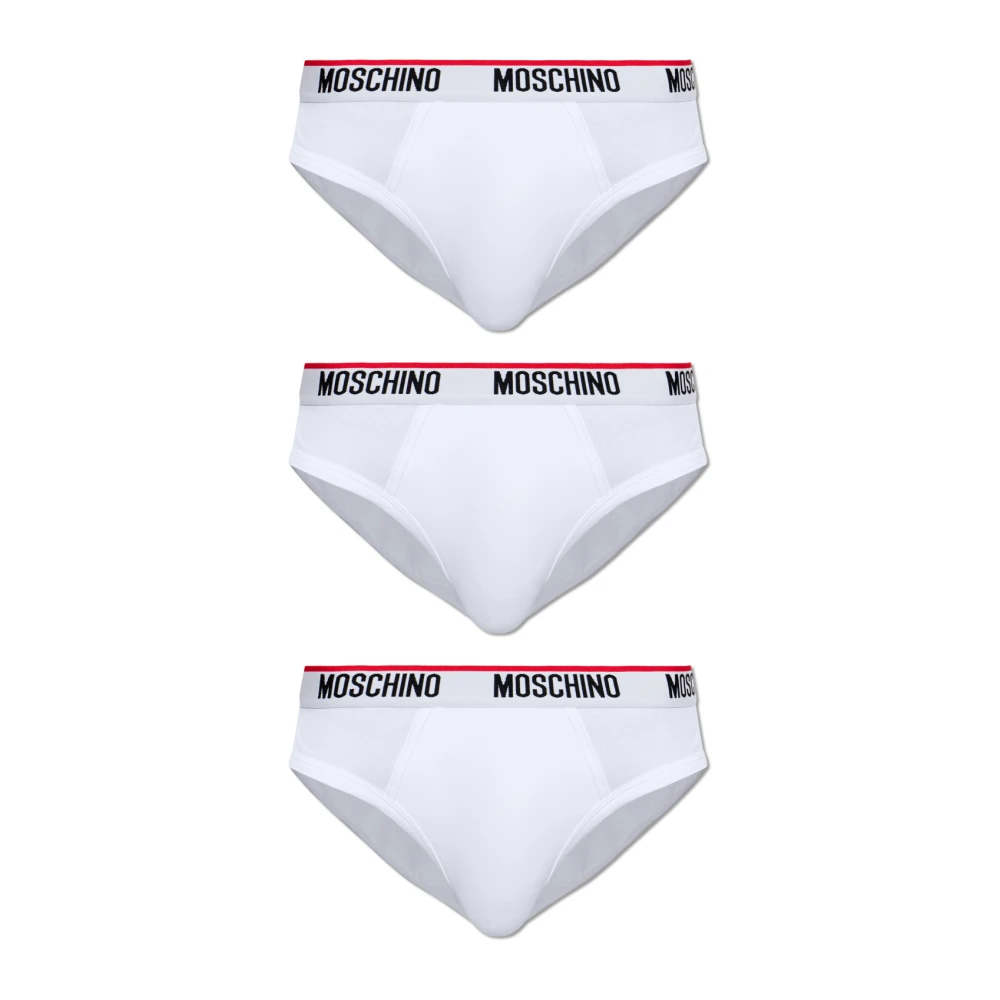 Moschino Hombre Blanco Ropa Interior, Talla: L