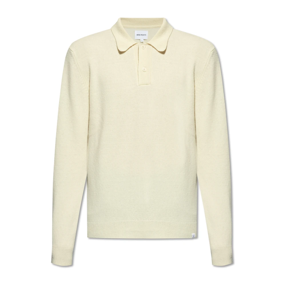Norse Projects Marco Polo trui Beige Heren