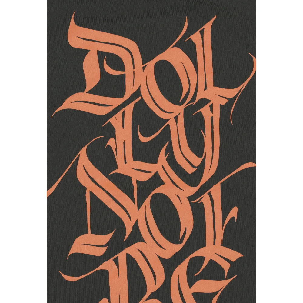 Dolly Noire Bosnacht Handgeschreven T-shirt Green Heren