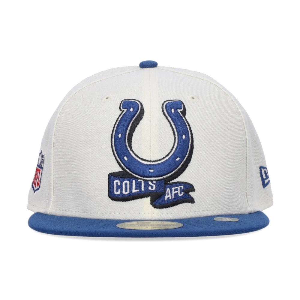 new era Indianapolis Colts Platte Klep Pet White Heren