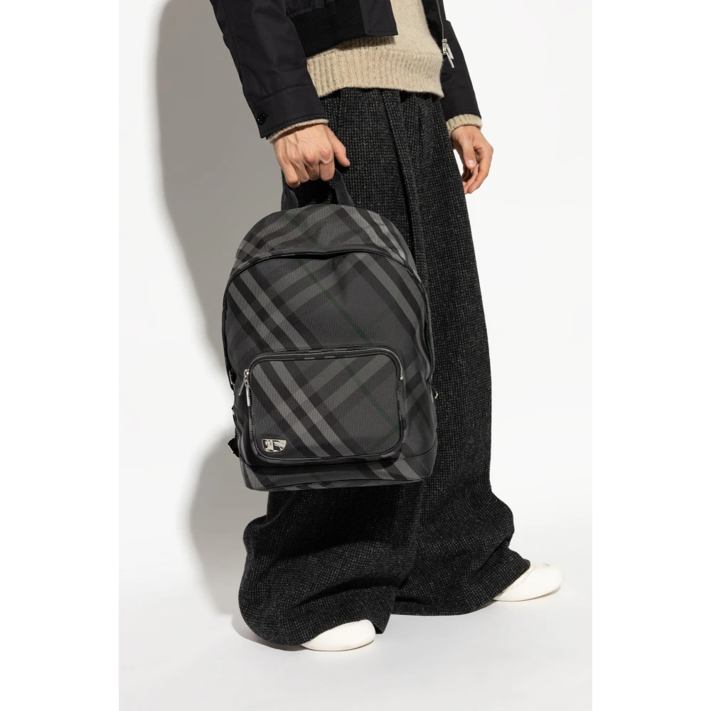 Burberry Rugzak met ruitpatroon Black Heren