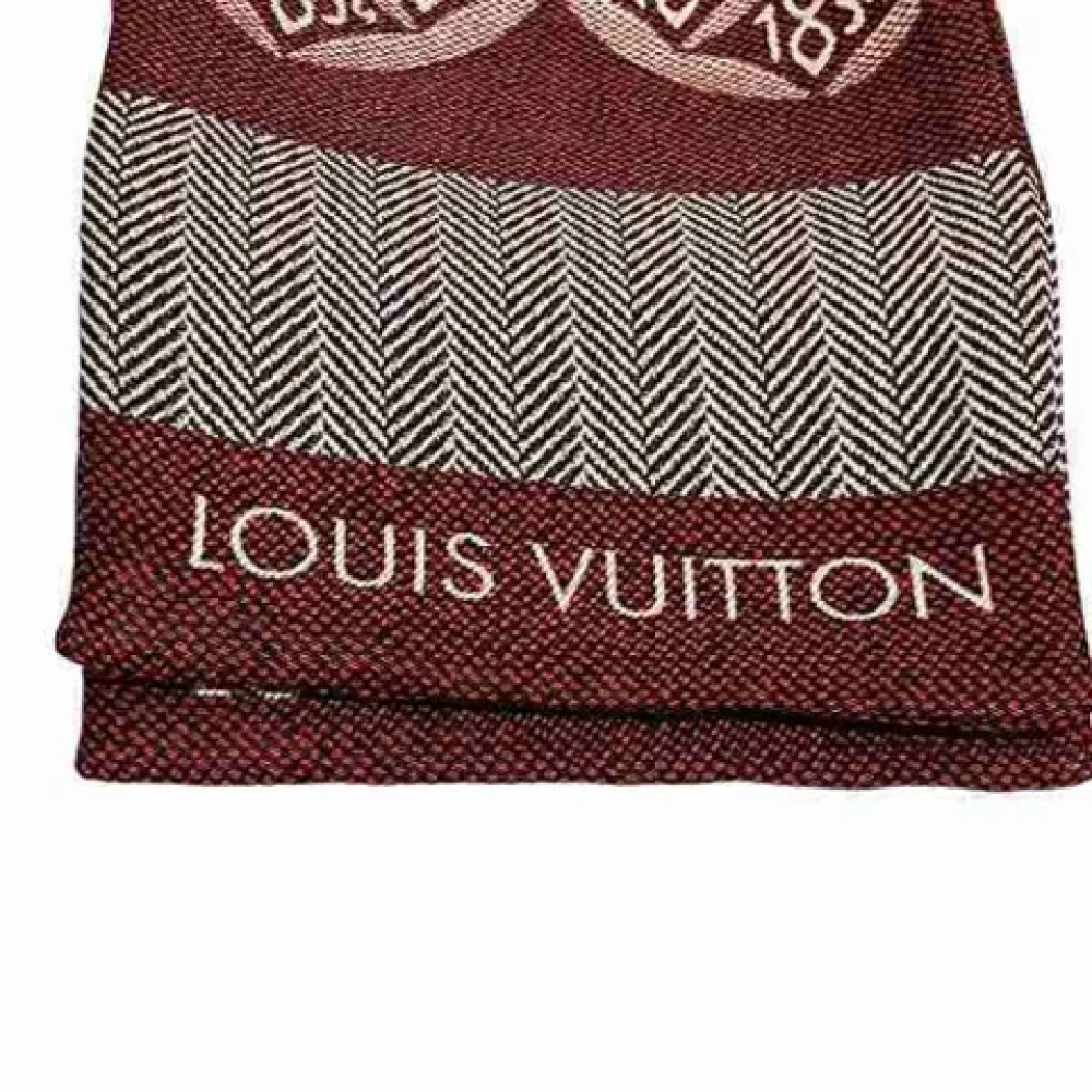 Louis Vuitton Vintage Pre-owned Silk scarves Brown Dames