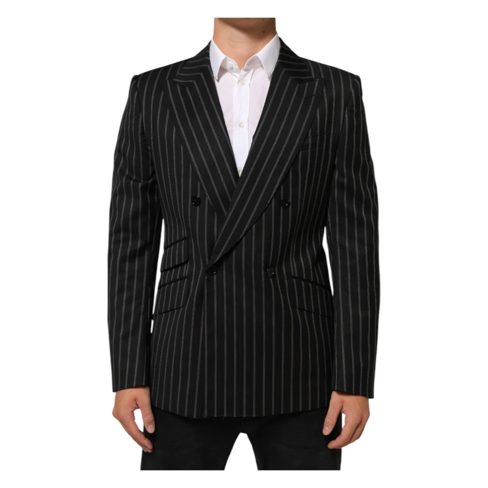 Dolce & Gabbana Men's Black Sicilia 1 Button Suit Blazer