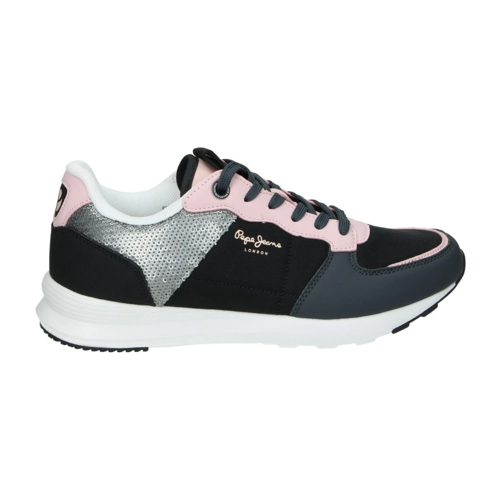 Pepe Jeans Ungdoms Mode Sneakers Black, Dam