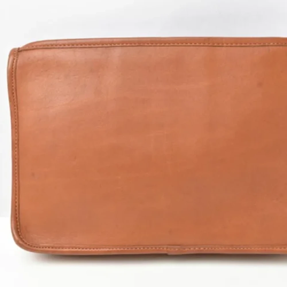 Coach Pre-owned Leather clutches Brown Dames