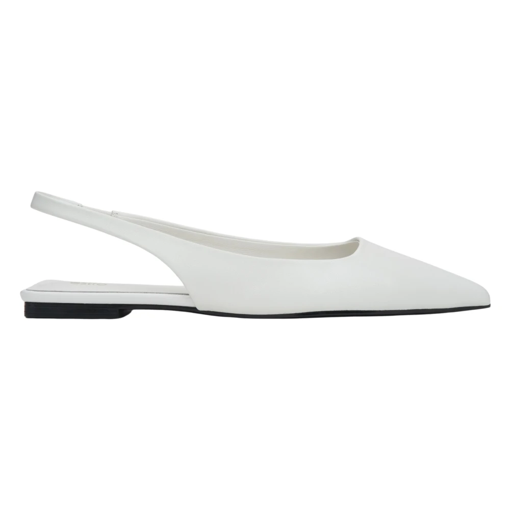 Estro Mujer Blanco - Bailarinas Destalonadas De Punta - Shoes - 36 Eu