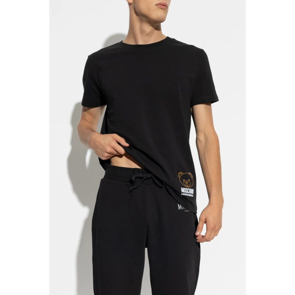 Moschino T-shirt uit de ondergoedcollectie Black Heren