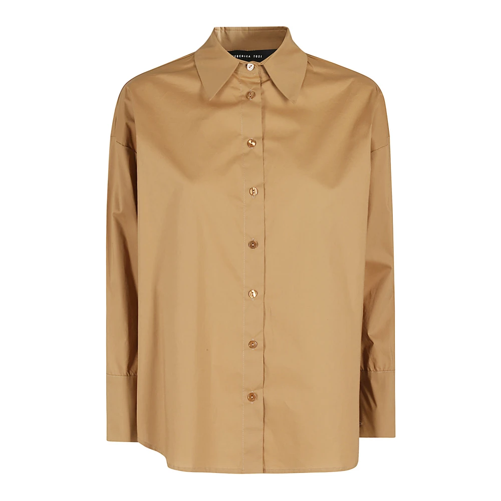 Federica Tosi Stijlvolle Blouse Brown Dames
